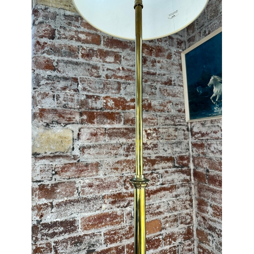 934 - Vintage Brass Telescopic Standard Lamp