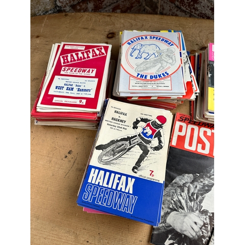 348 - Large Quantity of Halifax Speedway Programmes including 1st Season (1965)