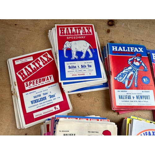 348 - Large Quantity of Halifax Speedway Programmes including 1st Season (1965)