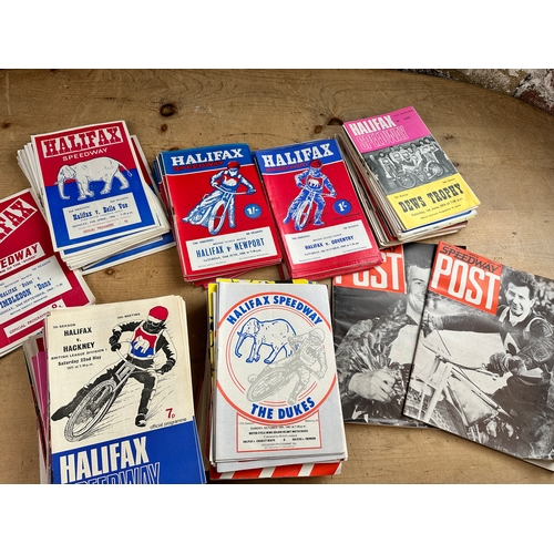 348 - Large Quantity of Halifax Speedway Programmes including 1st Season (1965)