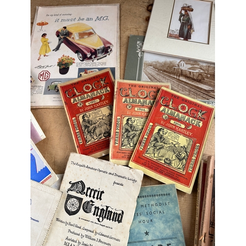 349 - Collection of Ephemera including Advertising & Local Interest