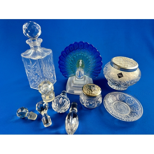 711 - Glassware including Edinburgh Crystal & Decanter etc.