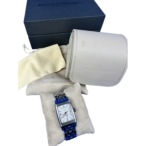 16 - Jaeger LeCoultre Reverso Gran Sport Gentleman's Wristwatch. Ref: 290.8.60 Serial No: 1966800. White ...