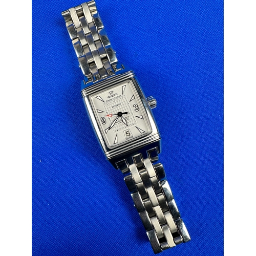 16 - Jaeger LeCoultre Reverso Gran Sport Gentleman's Wristwatch. Ref: 290.8.60 Serial No: 1966800. White ...