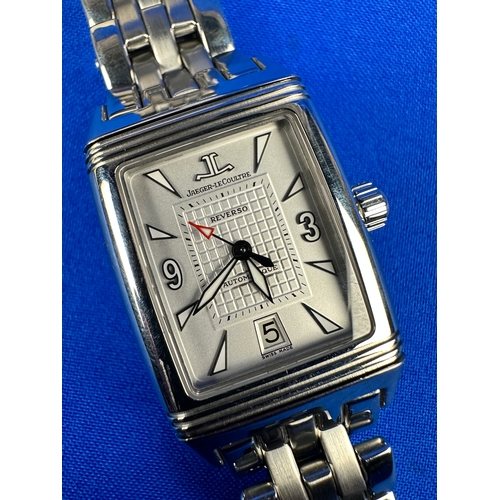 16 - Jaeger LeCoultre Reverso Gran Sport Gentleman's Wristwatch. Ref: 290.8.60 Serial No: 1966800. White ...