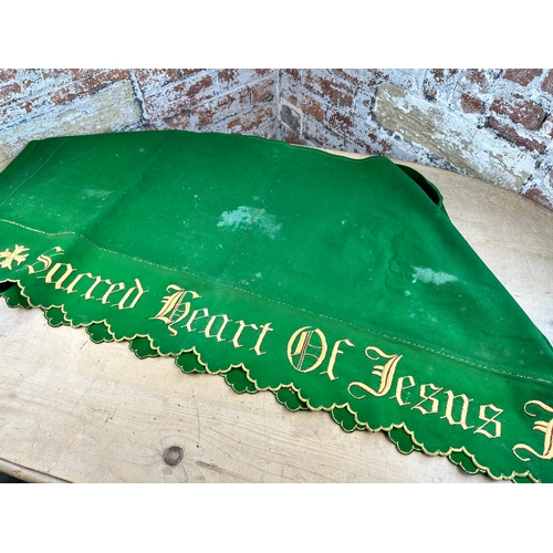 365 - Vintage Embroidered Church Altar Cloth