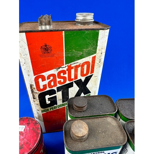 382 - Vintage Castrol & Other Motor Related Lubricant Tins & Cans