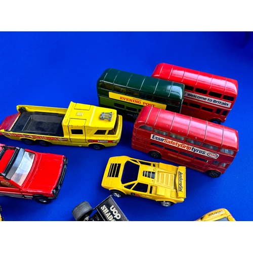 249 - Playworn Matchbox, Dinky, Corgi, Tonka & Other Diecast Cars & Vehicles