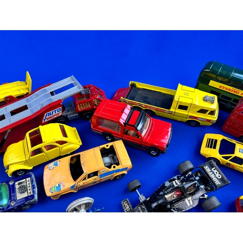 249 - Playworn Matchbox, Dinky, Corgi, Tonka & Other Diecast Cars & Vehicles