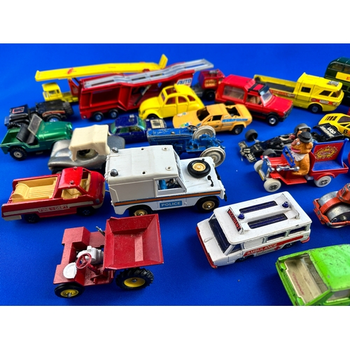 249 - Playworn Matchbox, Dinky, Corgi, Tonka & Other Diecast Cars & Vehicles