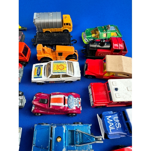 250 - Quantity of Playworn Diecast Car etc. including: Matchbox, Corgi, Hotwheels, Majorette etc.