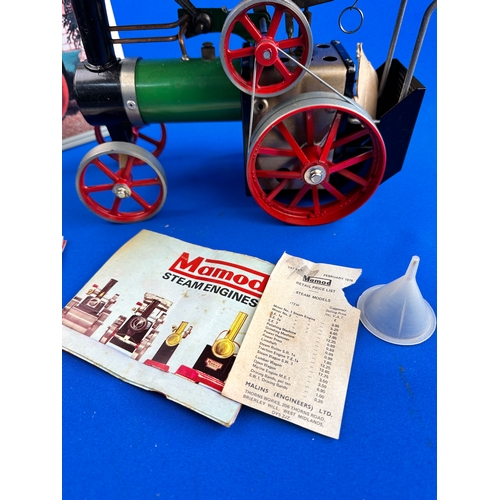 252 - Boxed Mamod T.E.1a Live Steam Engine with accessories