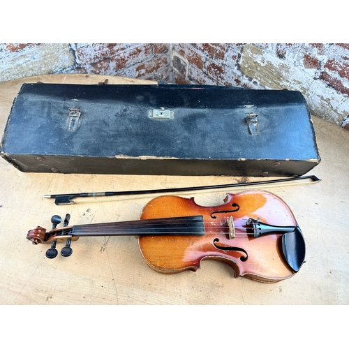 821 - Stradivarius Style Conservatory Violin