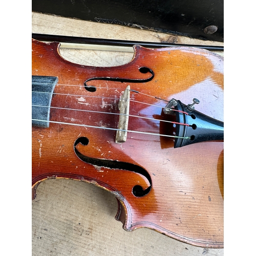 821 - Stradivarius Style Conservatory Violin