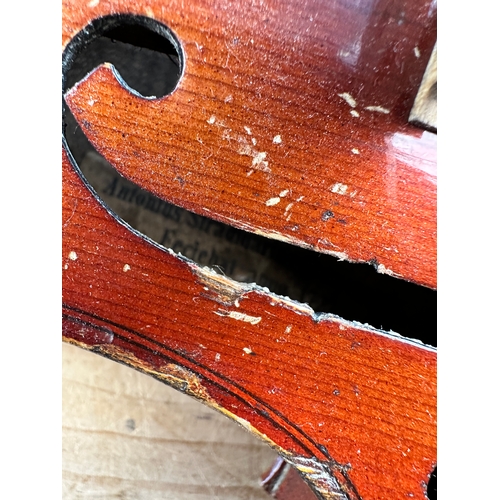 821 - Stradivarius Style Conservatory Violin