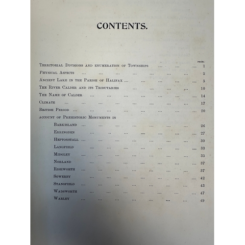 415 - Local Interest Items - The History and Antiquities of The Parish of Halifax Book, Halifax Plates and... 