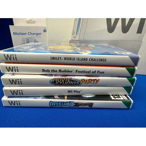 3 - Wii Console with Accessories & 10 Games