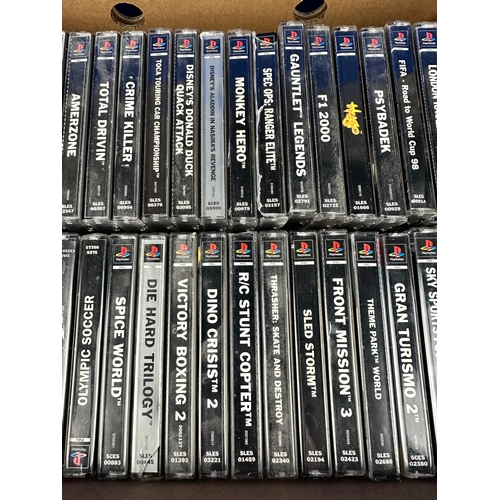 35 - Approximately 54 Playstation 1, PS1 Games