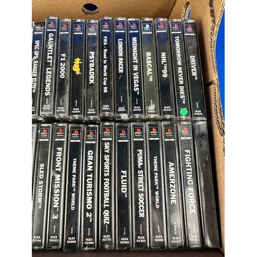 35 - Approximately 54 Playstation 1, PS1 Games