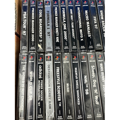 36 - Approximately 54 Playstation 1, PS1 Games