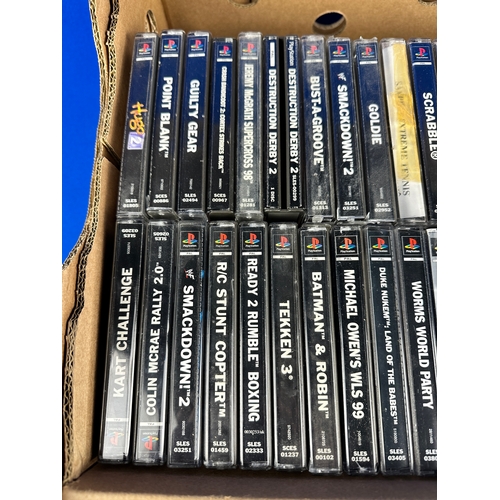 37 - Approximately 54 Playstation 1, PS1 Games