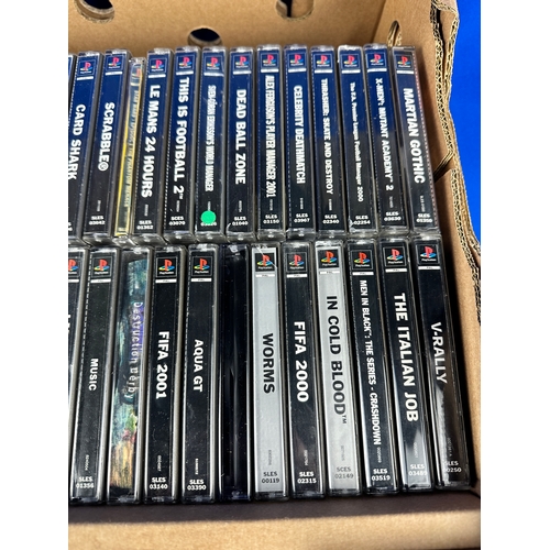 38 - Approximately 54 Playstation 1, PS1 Games