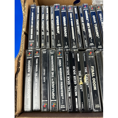 39 - Approximately 54 Playstation 1, PS1 Games