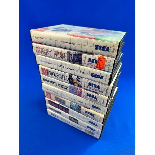 47 - 10 Boxed Sega Master System Games including: Spy Vs. Spy