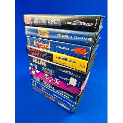 63 - 10 Boxed Sega Mega Drive Games including: Chuck Rock