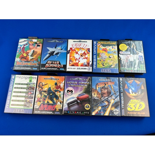 64 - 10 Boxed Sega Mega Drive Games including: Sonic 3D