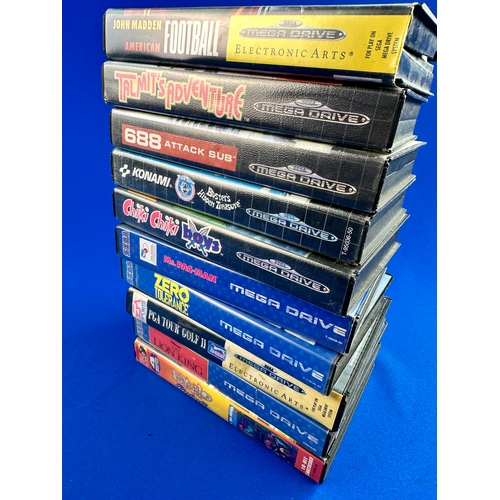 69 - 10 Boxed Sega Mega Drive Games including: John Madden American Football