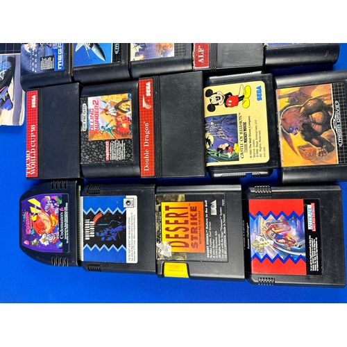 136 - Sega Game Cartridges including Master System, Mega Drive, Genesis & Saturn