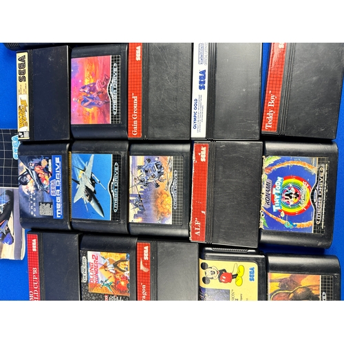 136 - Sega Game Cartridges including Master System, Mega Drive, Genesis & Saturn