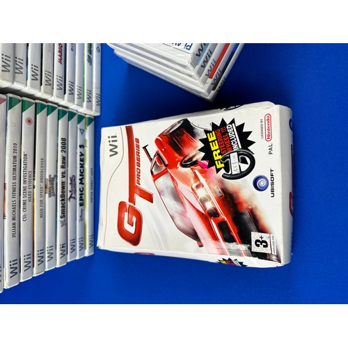 137 - Collection of Nintendo Wii Games including 5 Factory Sealed