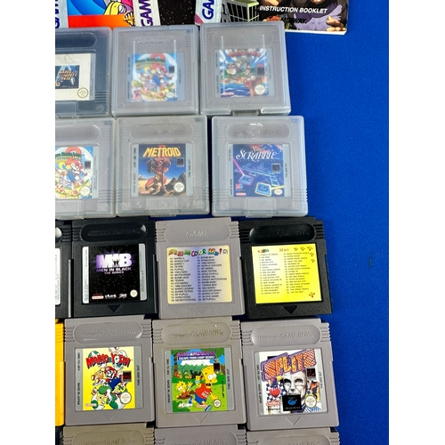 176 - Over 30 Unboxed Gameboy & Gameboy Colour Games