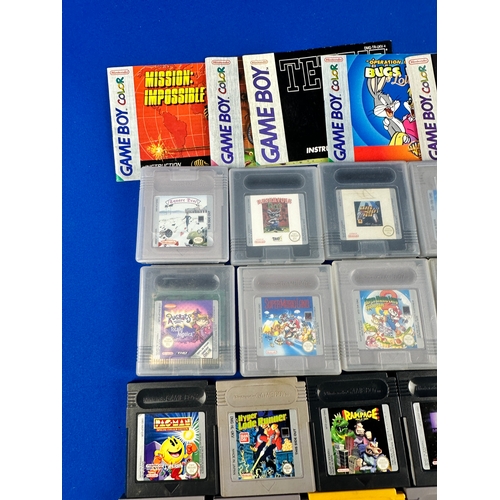 176 - Over 30 Unboxed Gameboy & Gameboy Colour Games