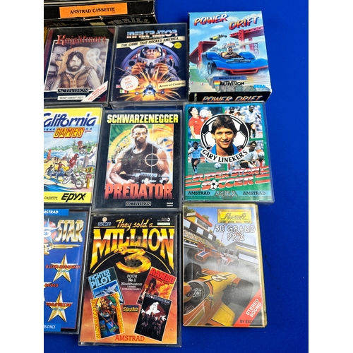 177 - Colection of Vintage Amstard Casset Video Games