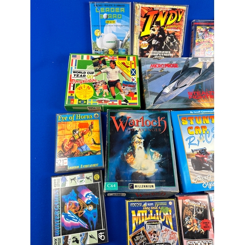 179 - Collection of Commodore C64, 128 & Amiga Games with Datasette Unit for CBM 64/128