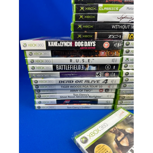 189 - Quantity of Factory Sealed XBox & Xbox 360 Games