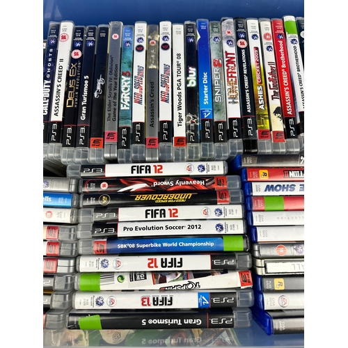 190 - Quantity of Playstation PS3, PS4 & PSP Games with two Xbox One Games