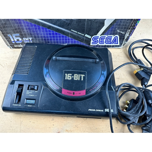 195 - Sega Mega Drive Games Console Boxed