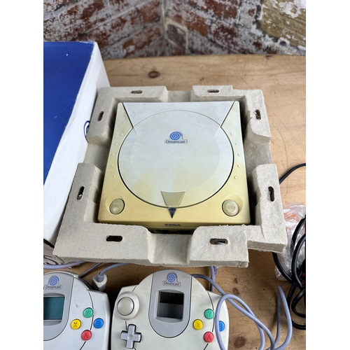 198 - Boxed Sega Dreamcast with Two Controllers