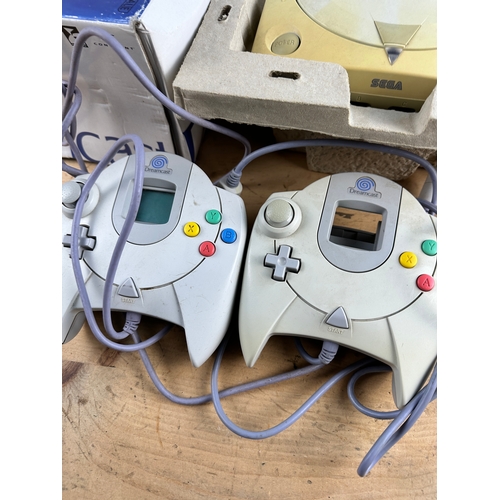 198 - Boxed Sega Dreamcast with Two Controllers