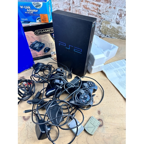 213 - PS2 Playstation 2 with Box & Accessories