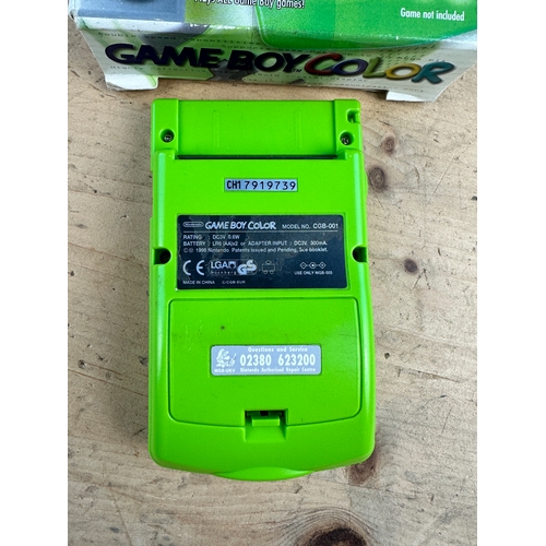 217 - Gameboy Colour Handheld Console with box