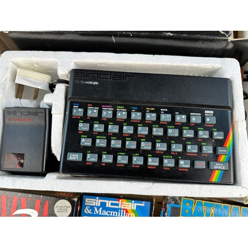 220 - Boxed Sinclair ZX Spectrum 48K with Games & Accessories