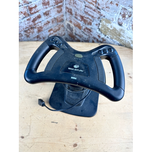 230 - Sega Saturn Steering Wheel