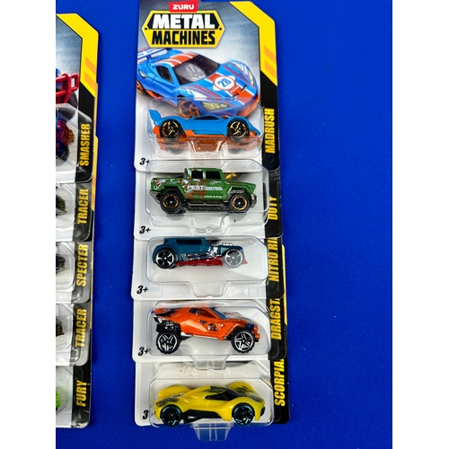 669 - 10 as new Zuru Metal Machines Diecast Cars