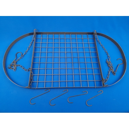 647 - Metal Kitchen Pan Hanger with Four Hooks