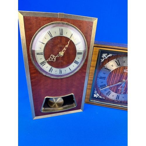 583 - Two Mid Century Wall Clocks